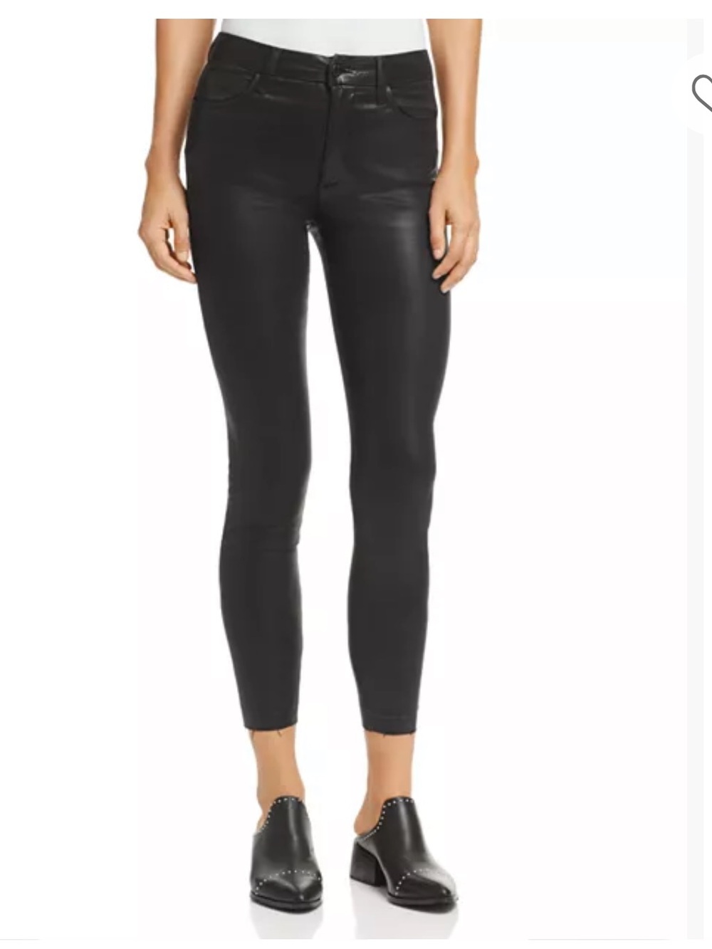 Joe's Jeans The Charlie High-Rise Coated Ankle Skinny Jeans size 27 NWT